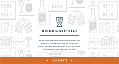 Desktop Screenshot of drinkthedistrict.com